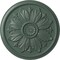 Ekena Millwork Kaya Ceiling Medallion (Fits Canopies up to 5 1/4"), Hand-Painted Cloud Burst, 23 5/8"OD x 1 1/2"P CM23KACBF - alternate 1